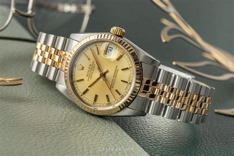 Rolex Datejust 36 Stahl / Gold Diamond Dial Automatik